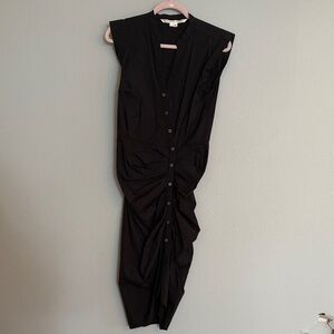 Veronica Beard Black Asymmetrical Dress